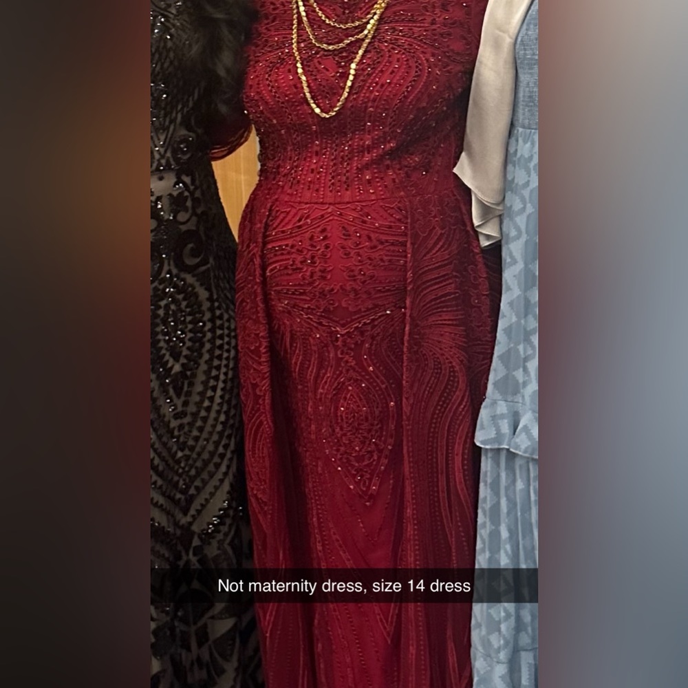 Red Evening Gown - image 3